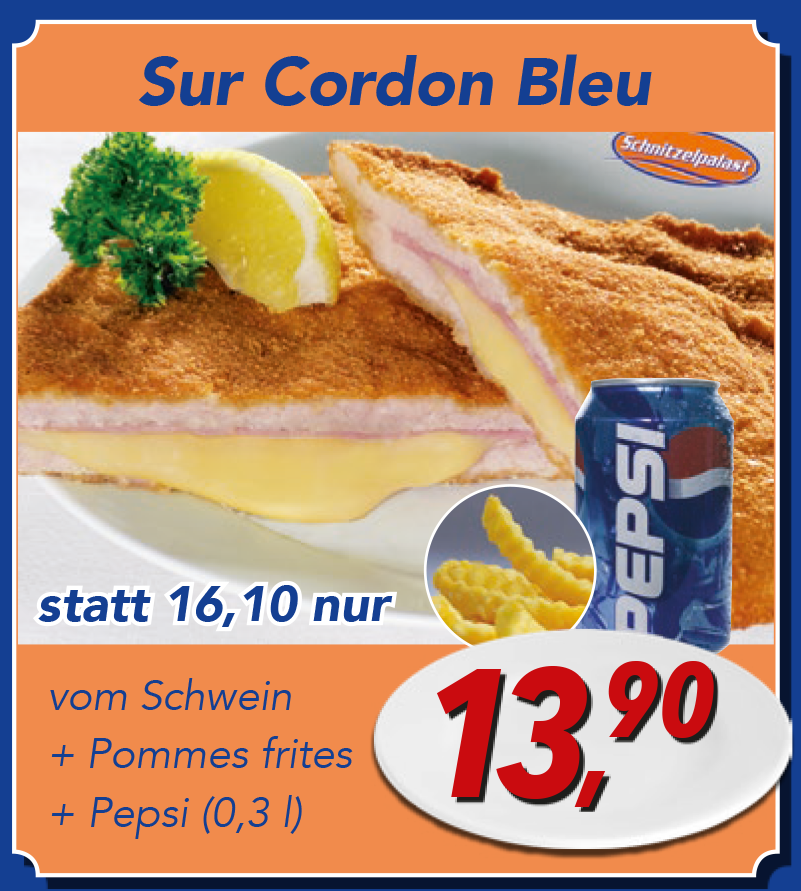 Gutschein-Aktion Sur Cordon Bleu (Schwein)