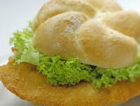 Schnitzel-Semmel vom Schwein